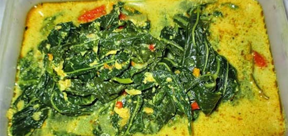 Resep Hidangan Utama Gulai daun singkong Palmia I 