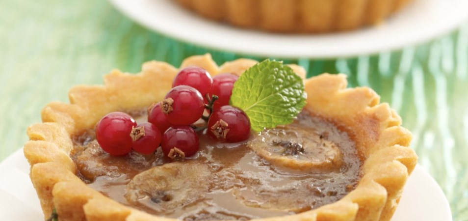 Resep Camilan BANANA COFFEE TART Palmia I Margarin 