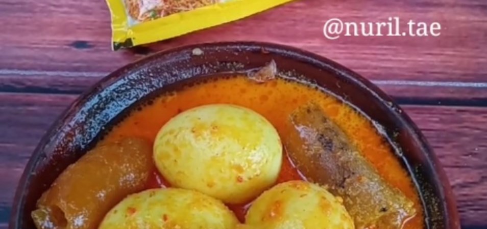 Resep Hidangan Utama - Gulai Telur Kikil - Palmia I 