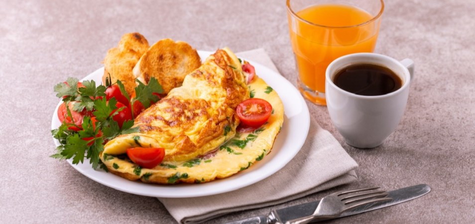 Cheese and Veggie Omelet