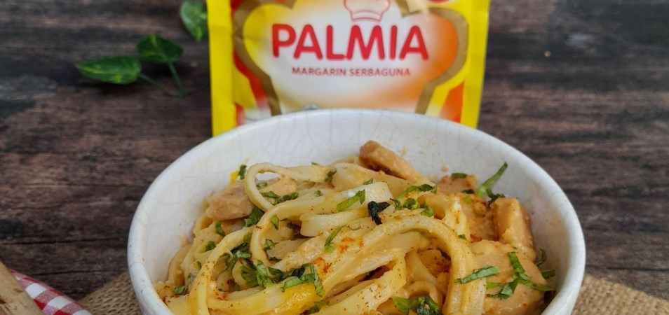 Fettuccine Saus Keju Pedas