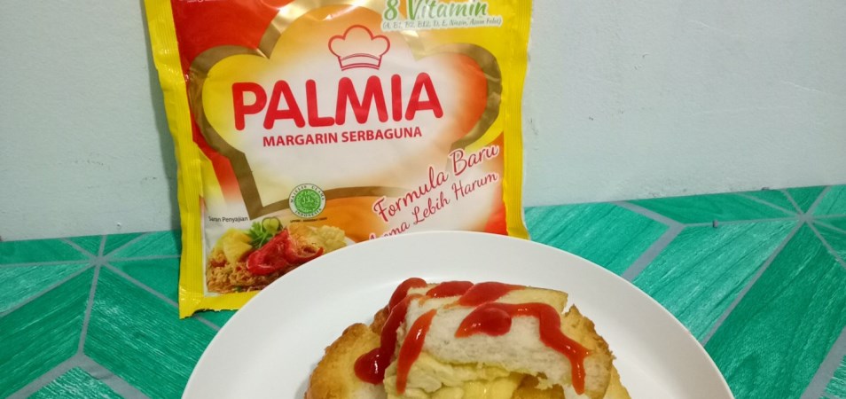 Resep Camilan Roti Telur Panggang Palmia I Margarin 