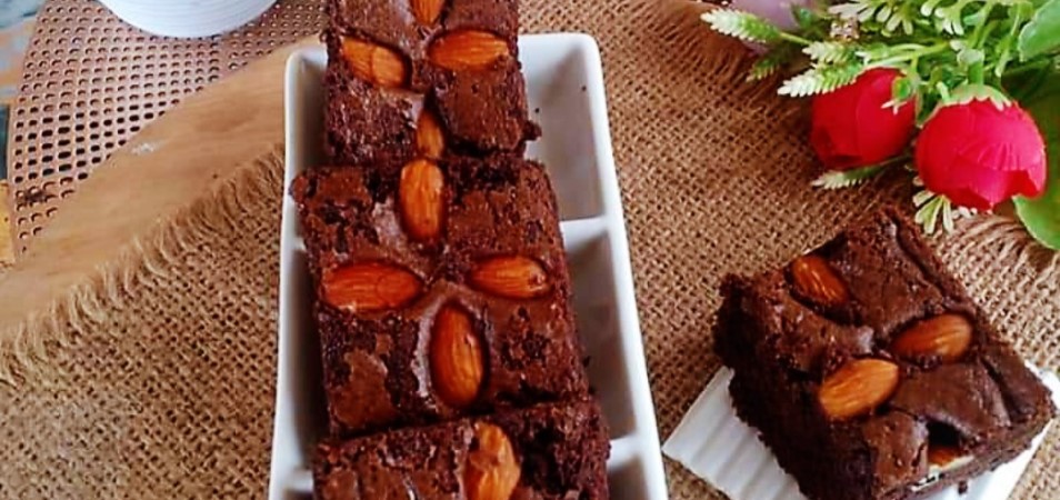 Brownies Crispy Almond