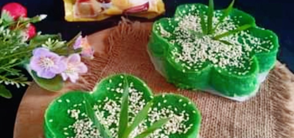 Bingka Roti Pandan