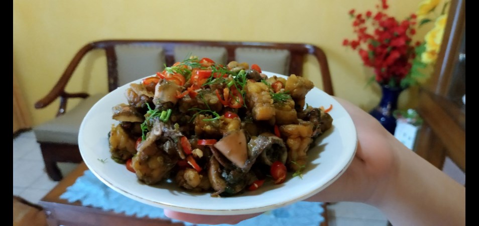 Sambal Cumi Cabe Hijau Spesial