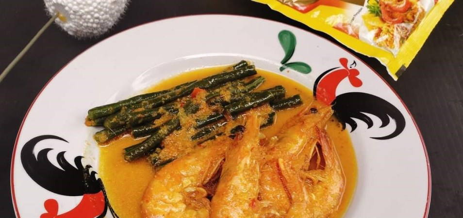 Udang Kacang Panjang Kuah Kuning