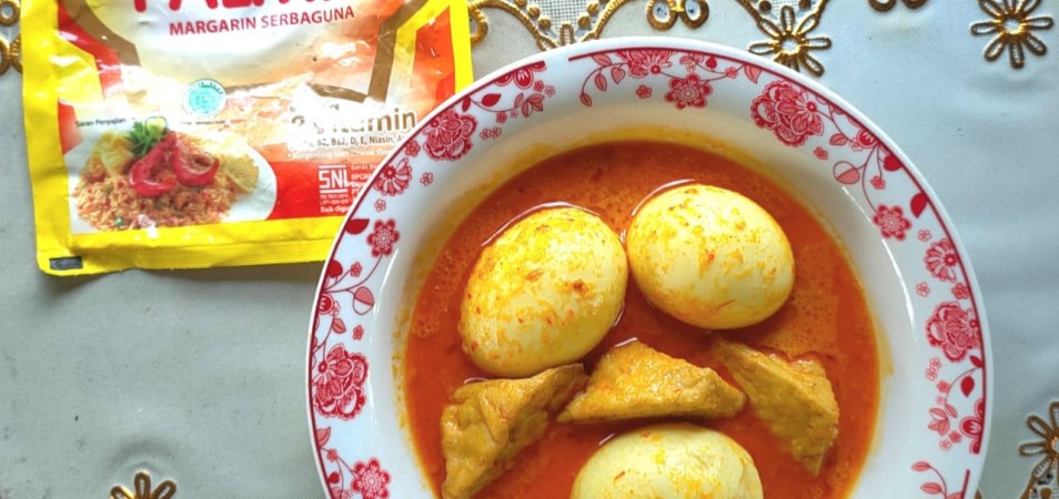 Gulai Pedas Tahu Telur