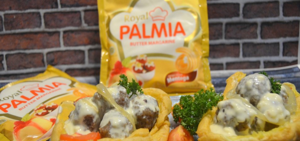 Resep Camilan Yorkshire Pudding Cheese Meatball Palmia 