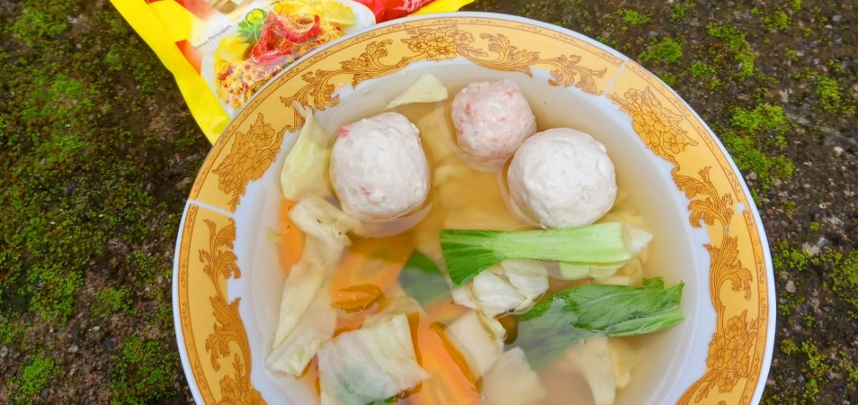 Sup Bakso Udang Pakwoko