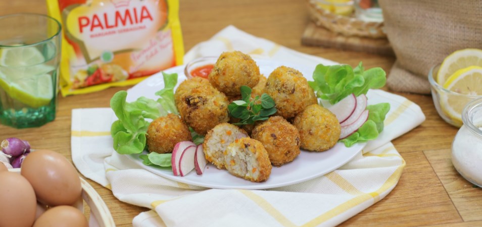 Resep Hidangan Utama RICE BALLS Palmia I Margarin 