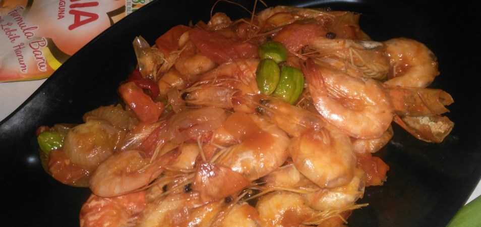 Udang-Petai Asam Manis