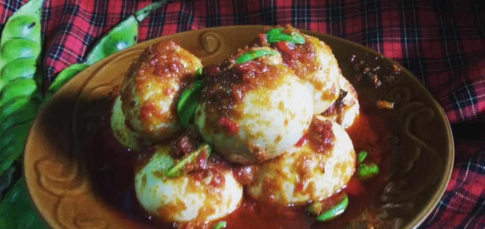 Telur Balado Campur Petai