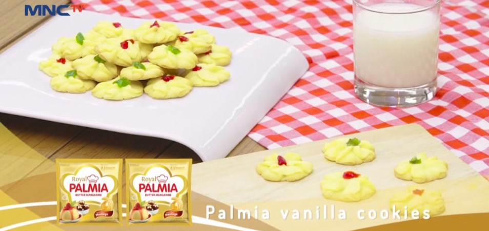Resep Camilan - PALMIA VANILLA COOKIES - Palmia I Margarin 