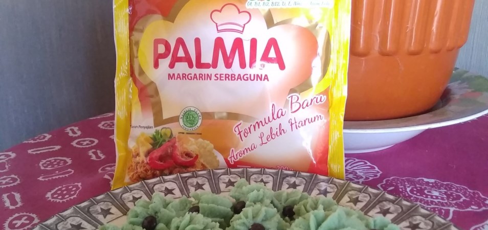 #YummyXPalmia Kue Semprit Hijau Pandan