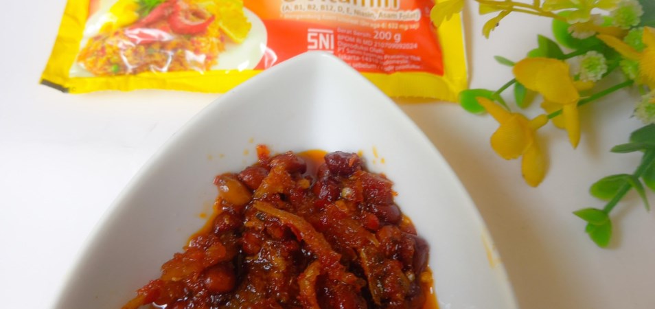 Sambal Gula Aren Teri Kacang
