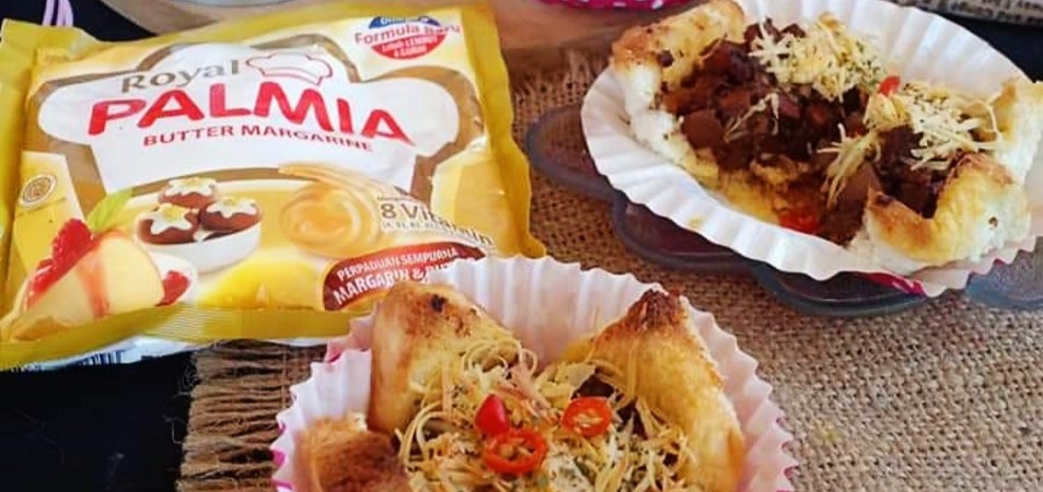 Roti Bakar Rendang Ala Palmia