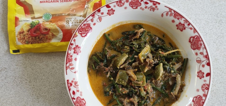 Gulai Pakis Jamur Krikit Petai