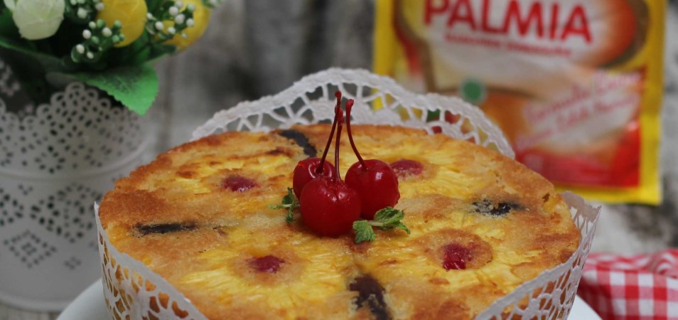 Pineapple & Dates Upside-Down Cake ala Palmia