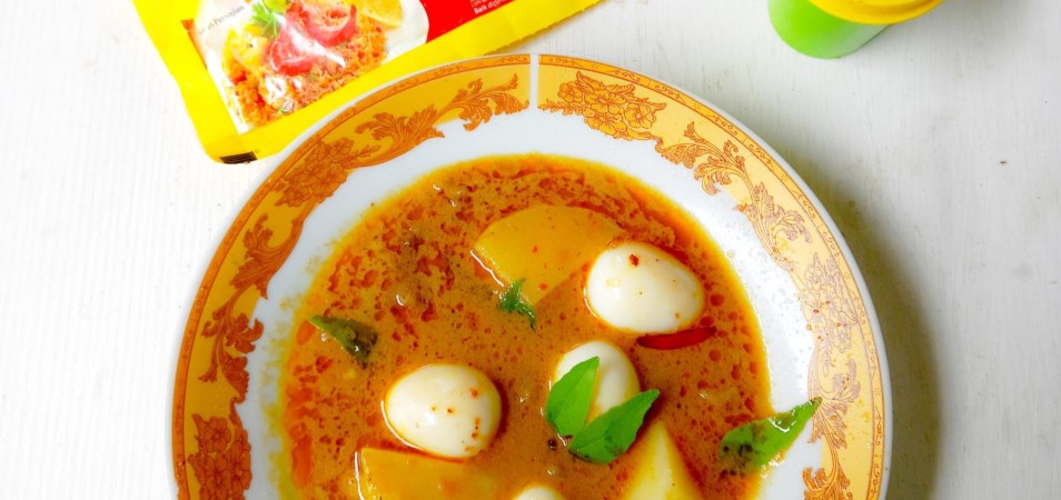 Telur Puyuh Kentang Gulai Temurui