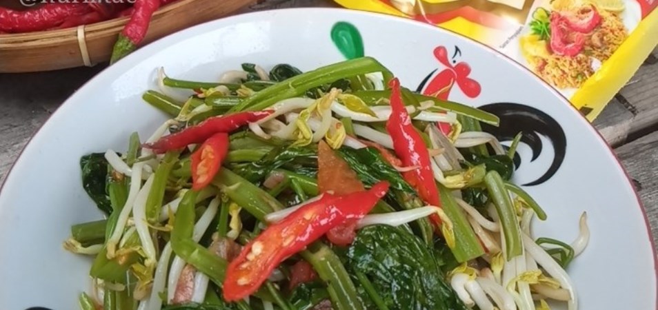 Tumis Kangkung Tauge