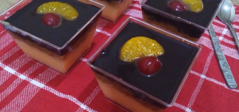 Puding Mangga Biskuit