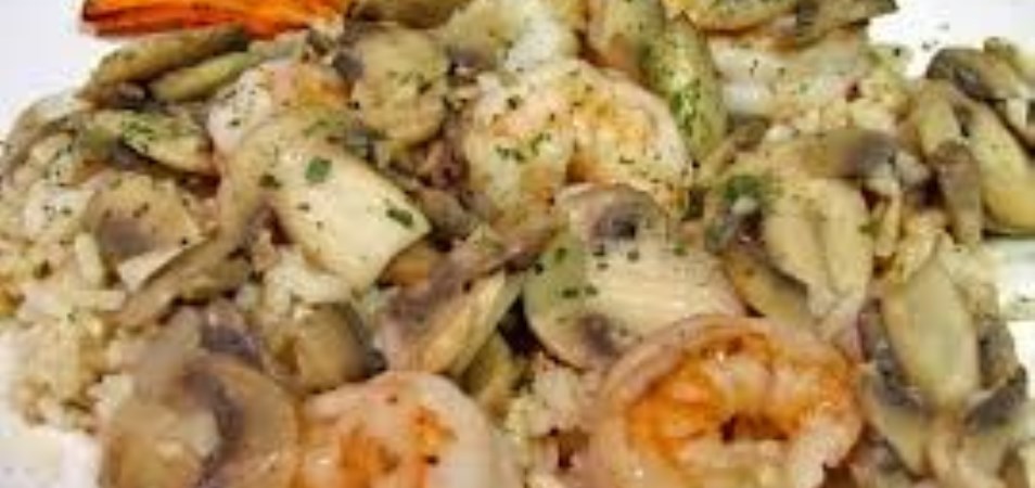 Sauté Shrimp & Mushroom