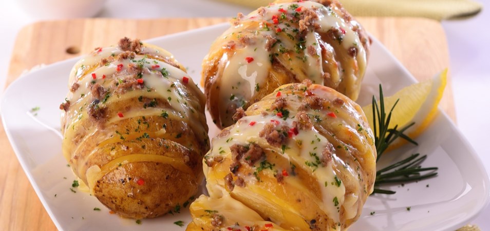 BAKED CHEESE POTATOES