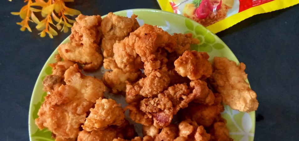 Kulit Ayam Golden Crispy