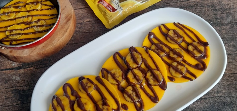 Pancake Labu Kuning Pisang Coklat