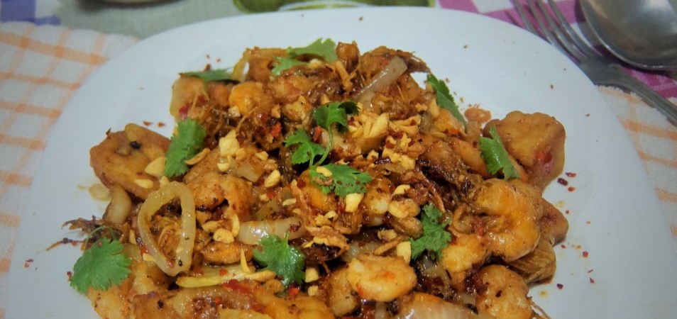 Tumis Udang Bumbu Bangkok