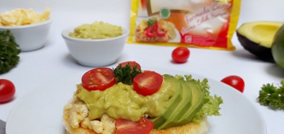 Scramble Avocado Bruschetta