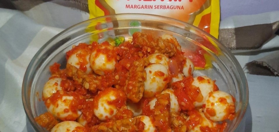 Sambal Telur Puyuh dan Tempe