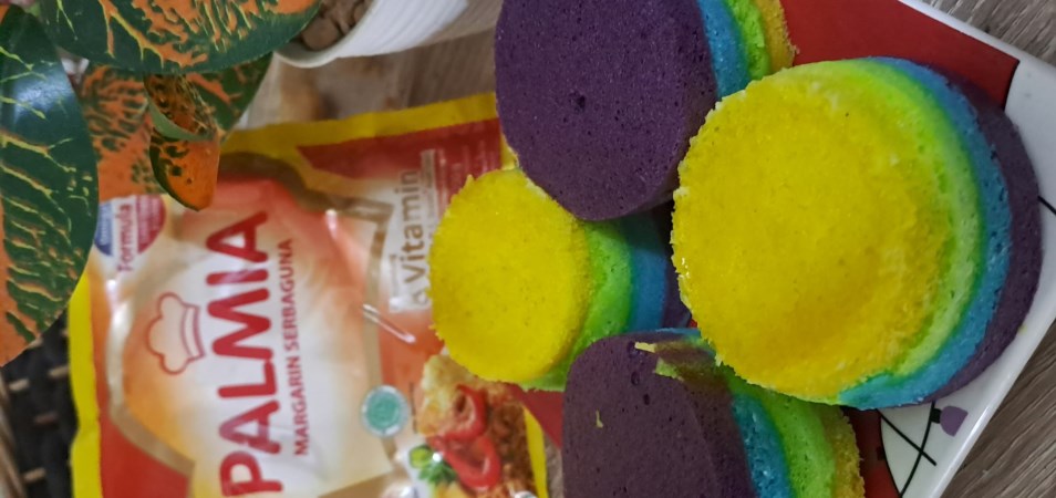 Bolu Kukus Mini Rainbow