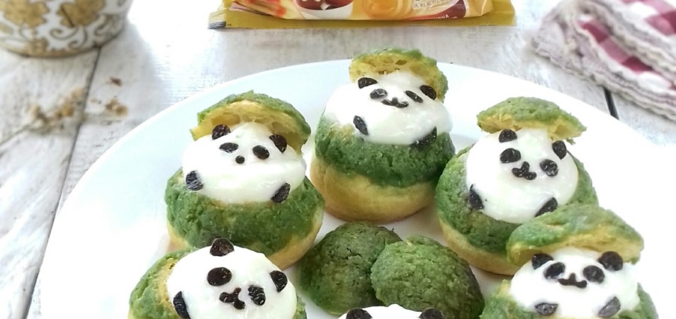 Panda Cream Puff