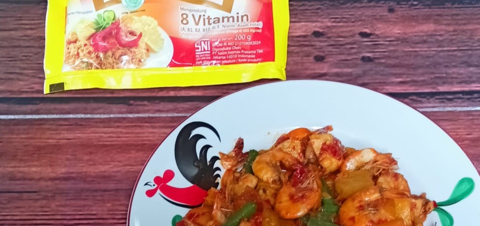 Udang Kentang Masak Sambal Merah