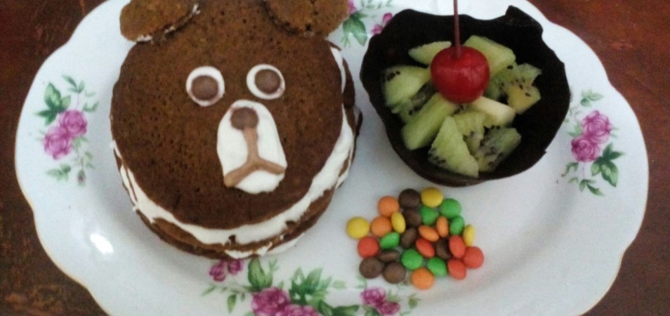 Puppy Choco Vanilla Pancake