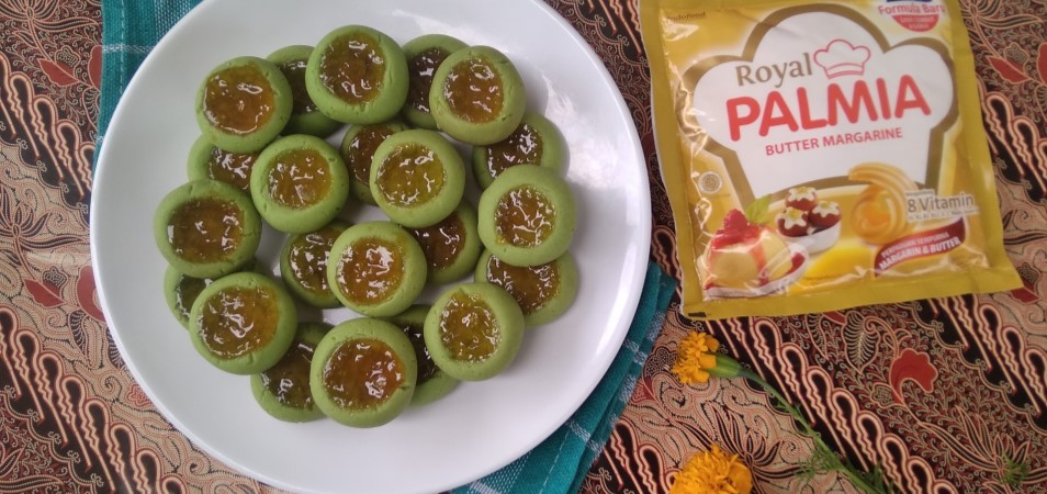 Pandan Pineapple Cookies