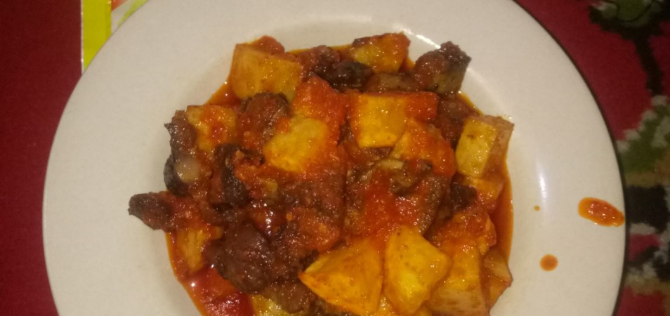 Sambal Kentang Ati Ampela