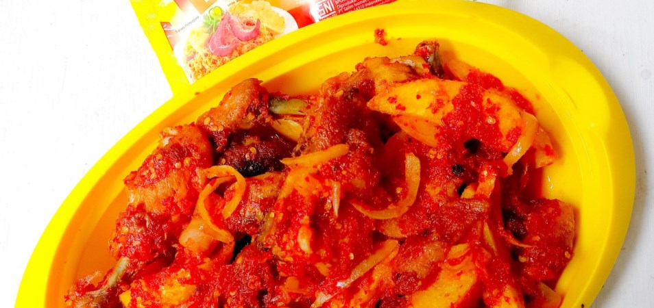 Ayam Kentang Balado Bombay