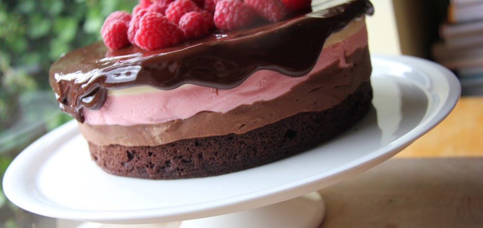 Raspberry Layer Mousse