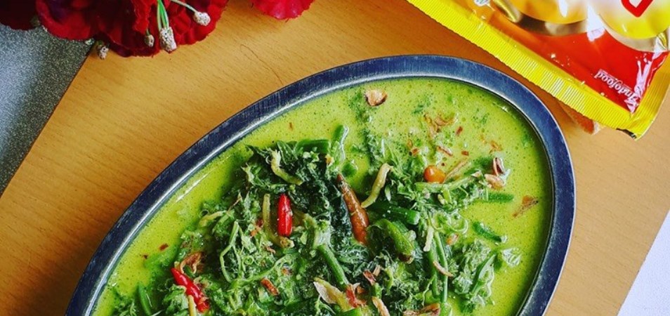 Gulai Batang dan Pucuk Labu Muda