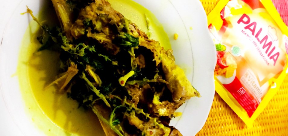 Gulai Kepala Baung Kemangi Pedas
