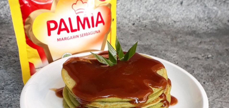 Pancake Pandan Saus Gula Aren