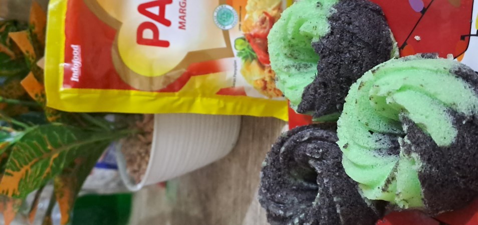 Bolu Kukus Mini Ketan Hitam Pandan