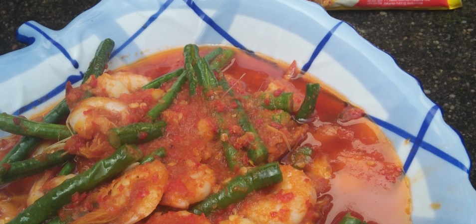 Resep Hidangan Utama - Balado Udang Kacang Panjang ...