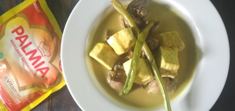 Gulai Kuning Hati Ampela Tahu