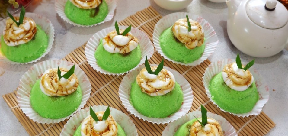 Bolu Kukus Pandan Fla Gula Merah