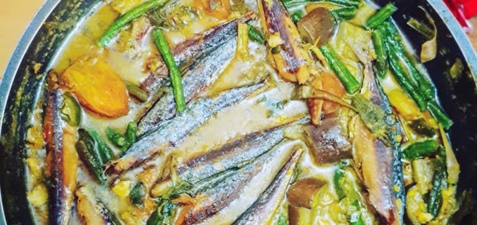 Gulai Ikan Asin Benggol Bumbu Hijau