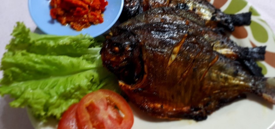 Ikan Bawal Oven Saus Mentega