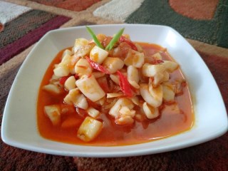 Cumi Pedas Asam Manis